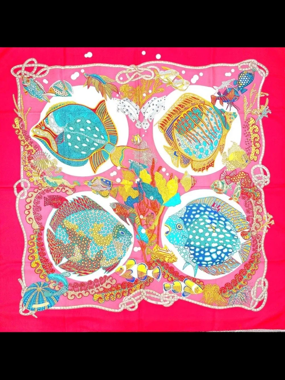 Hermes vibrant silk